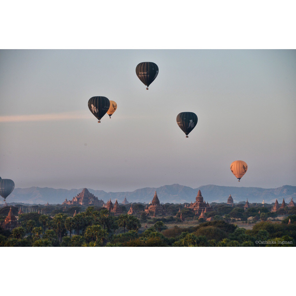Luftballong i Bagan