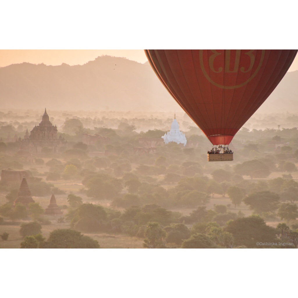 Luftballong i Bagan