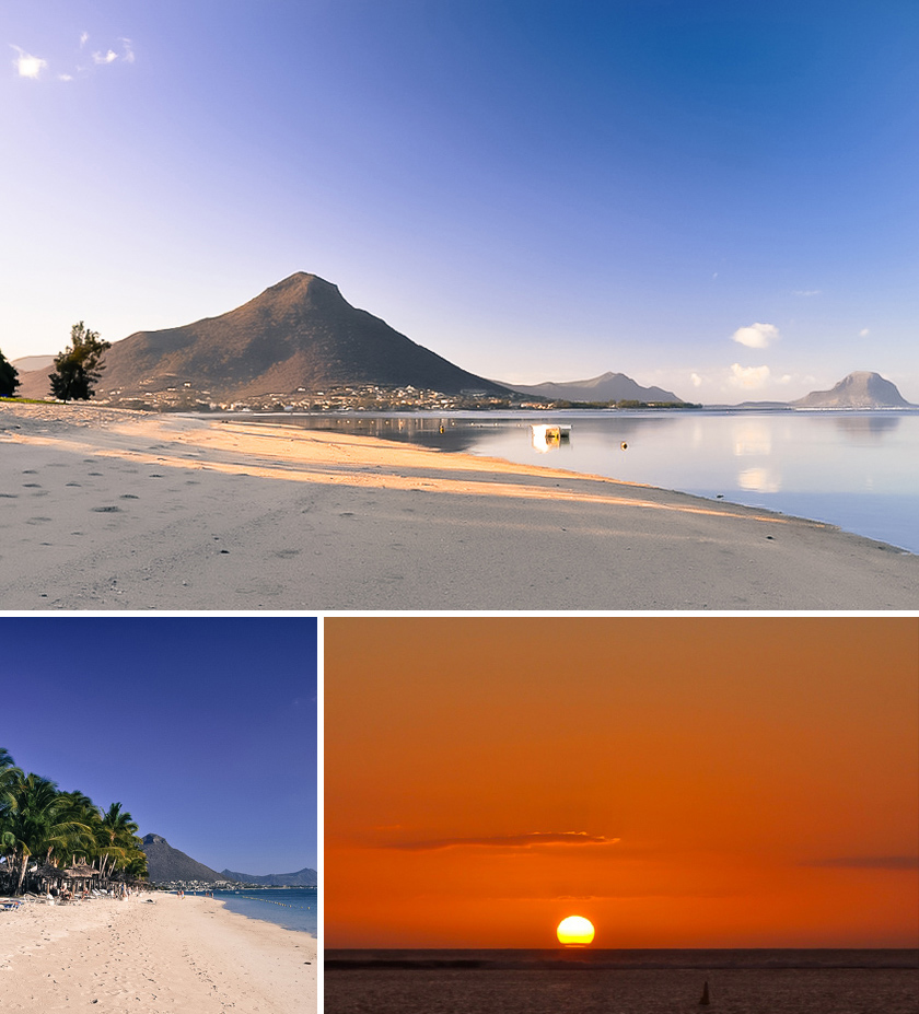 Mauritius stränder, Flic en Flac