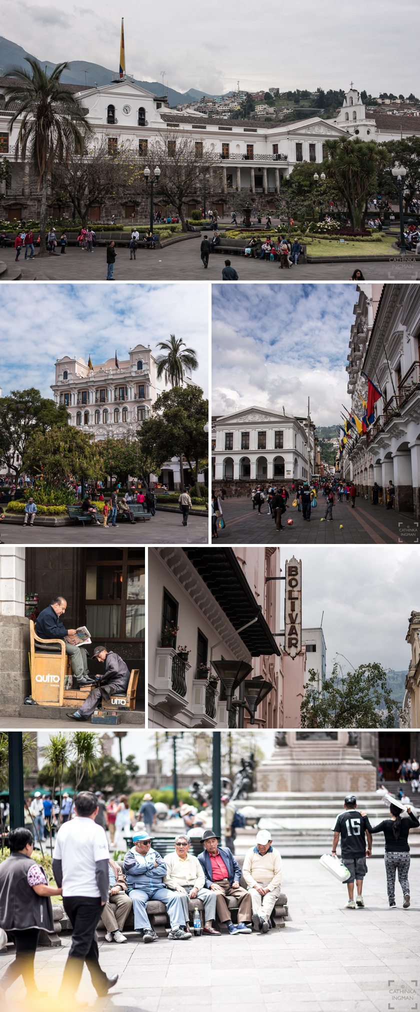 Sightseeing i Quito, Plaza del la Independencia