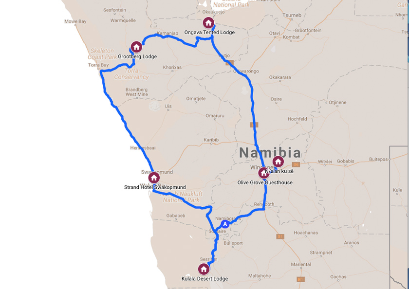 Resa till Namibia