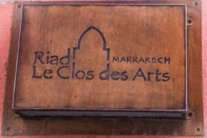 Riad le clos des arts, resa till marrakech