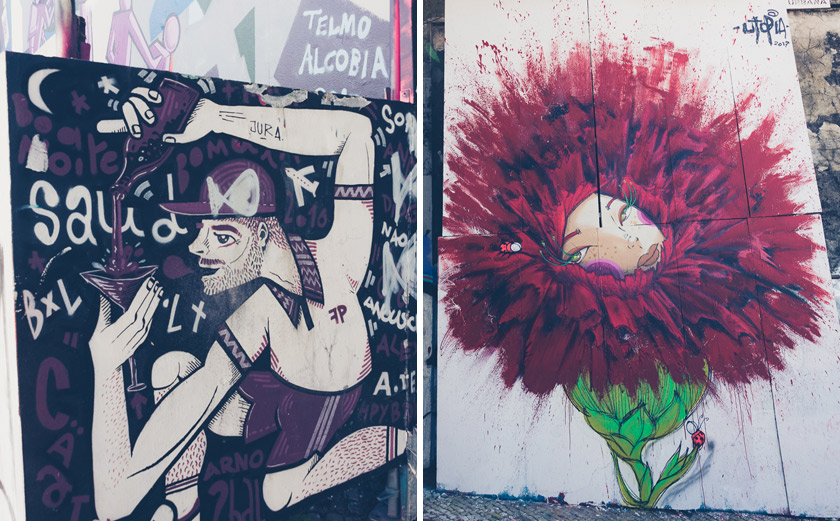 gatukonst i lissabon, street art Lisbon, graffiti lisbon