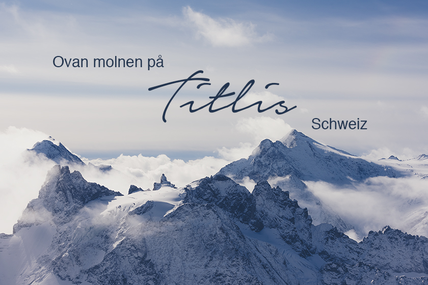 Ovan molnen på Titlis – Schweiz