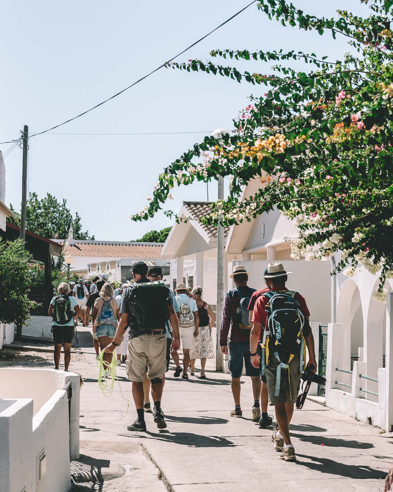 ilha da Armona, vandring algarvekusten