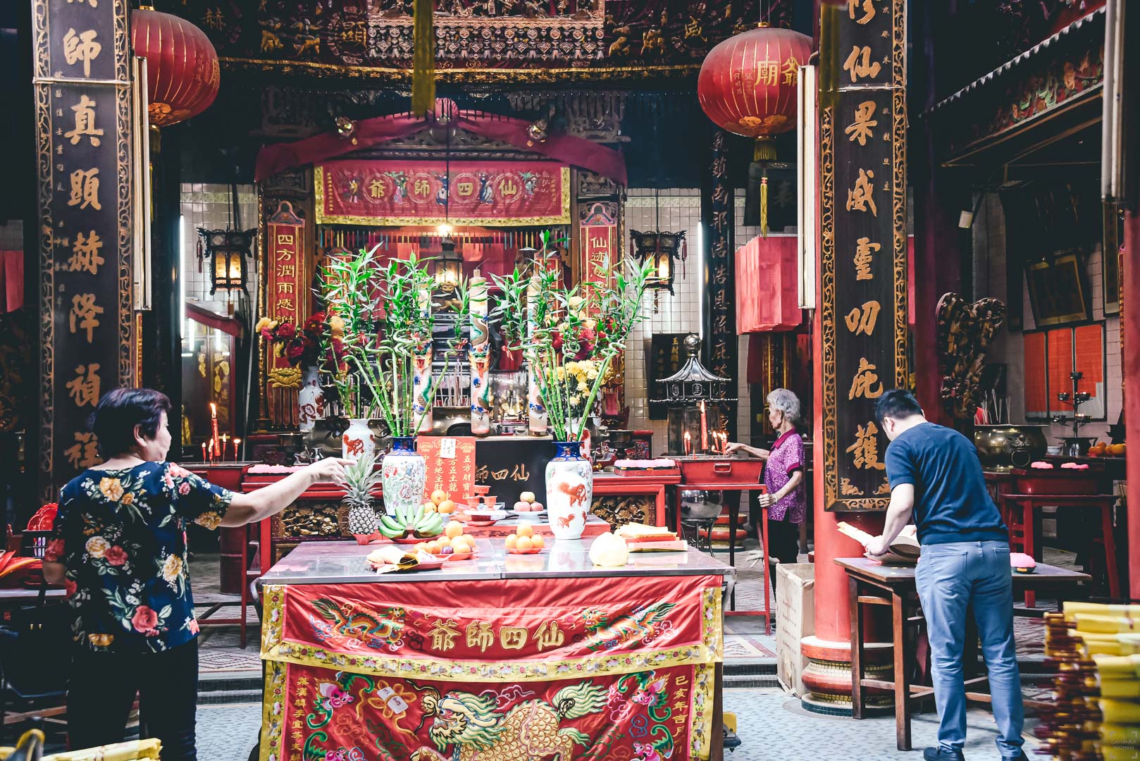 Sin Sze Si Ya Tempel, China Town, Kuala Lumpur