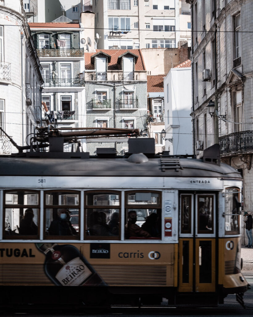 Lissabon tips, spårvagn