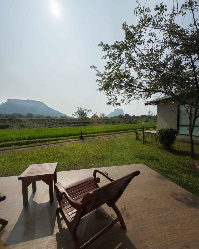 Sigiriya Kings Resort, utsikt från rummet